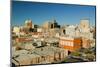 Panoramic view of skyline and downtown El Paso Texas, border town to Juarez, Mexico-null-Mounted Photographic Print