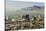 Panoramic view of skyline and downtown El Paso Texas looking toward Juarez, Mexico-null-Stretched Canvas