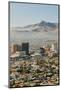 Panoramic view of skyline and downtown El Paso Texas looking toward Juarez, Mexico-null-Mounted Photographic Print