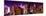 Panoramic View of Skyscrapers of Times Square and 42nd Street at Pink Night-Philippe Hugonnard-Mounted Photographic Print