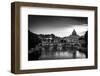 Panoramic View of St. Peter's Basilica and the Vatican City (With the River Tiber Winding around It-l i g h t p o e t-Framed Photographic Print