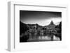 Panoramic View of St. Peter's Basilica and the Vatican City (With the River Tiber Winding around It-l i g h t p o e t-Framed Photographic Print