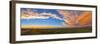 Panoramic View of Sunset at Reesor Ranch, Near Cypress Hills, Alberta, Canda-null-Framed Photographic Print