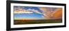 Panoramic View of Sunset at Reesor Ranch, Near Cypress Hills, Alberta, Canda-null-Framed Photographic Print