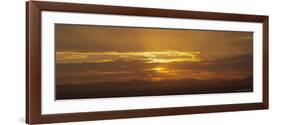 Panoramic View of Sunset Over Mountains in the Namib Rand Private Reserve, Namib Desert, Namibia-Lee Frost-Framed Photographic Print