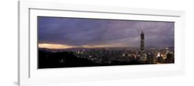 Panoramic View of Taipei 101, Taipei, Taiwan-Michele Falzone-Framed Photographic Print