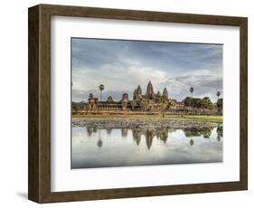 Panoramic View of Temple Ruins, Angkor Wat, Cambodia-Jones-Shimlock-Framed Photographic Print