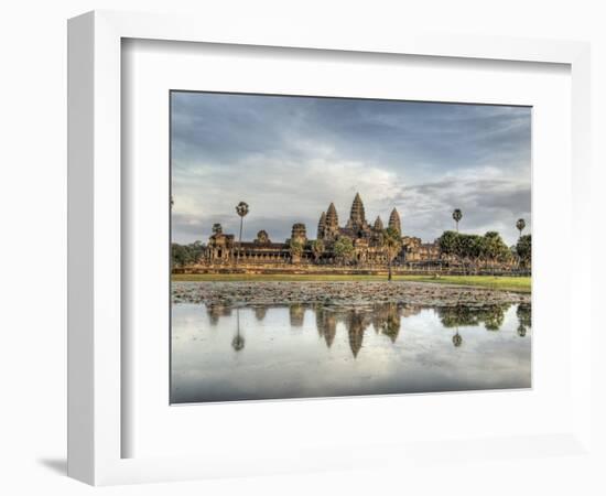 Panoramic View of Temple Ruins, Angkor Wat, Cambodia-Jones-Shimlock-Framed Photographic Print