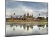 Panoramic View of Temple Ruins, Angkor Wat, Cambodia-Jones-Shimlock-Mounted Photographic Print