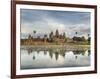 Panoramic View of Temple Ruins, Angkor Wat, Cambodia-Jones-Shimlock-Framed Photographic Print