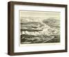 Panoramic View of the Andes Between the Upper Lake of Titicaca and the Lower Lake of Parihuanacocha-Édouard Riou-Framed Giclee Print