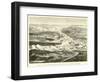 Panoramic View of the Andes Between the Upper Lake of Titicaca and the Lower Lake of Parihuanacocha-Édouard Riou-Framed Giclee Print