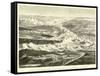 Panoramic View of the Andes Between the Upper Lake of Titicaca and the Lower Lake of Parihuanacocha-Édouard Riou-Framed Stretched Canvas