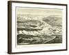 Panoramic View of the Andes Between the Upper Lake of Titicaca and the Lower Lake of Parihuanacocha-Édouard Riou-Framed Giclee Print