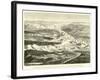 Panoramic View of the Andes Between the Upper Lake of Titicaca and the Lower Lake of Parihuanacocha-Édouard Riou-Framed Giclee Print