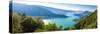 Panoramic View of the Annecy Lake from Col Du Forclaz-Samuel Borges-Stretched Canvas