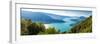 Panoramic View of the Annecy Lake from Col Du Forclaz-Samuel Borges-Framed Photographic Print