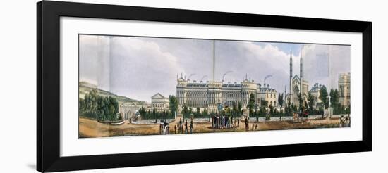 Panoramic view of the area around Regent's Park, London, 1831-Anon-Framed Giclee Print