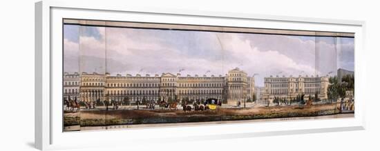 Panoramic view of the area around Regent's Park, London, 1831-Anon-Framed Giclee Print