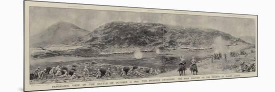 Panoramic View of the Battle on 21 October 1899-Joseph Nash-Mounted Premium Giclee Print