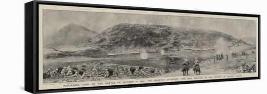 Panoramic View of the Battle on 21 October 1899-Joseph Nash-Framed Stretched Canvas