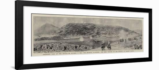 Panoramic View of the Battle on 21 October 1899-Joseph Nash-Framed Giclee Print