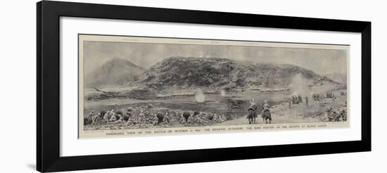 Panoramic View of the Battle on 21 October 1899-Joseph Nash-Framed Giclee Print