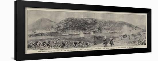 Panoramic View of the Battle on 21 October 1899-Joseph Nash-Framed Giclee Print