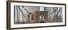 Panoramic View of the Brooklyn Bridge in New York City-Philippe Hugonnard-Framed Photographic Print