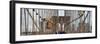 Panoramic View of the Brooklyn Bridge in New York City-Philippe Hugonnard-Framed Photographic Print