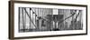 Panoramic View of the Brooklyn Bridge in New York-Philippe Hugonnard-Framed Photographic Print