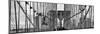 Panoramic View of the Brooklyn Bridge in New York-Philippe Hugonnard-Mounted Photographic Print