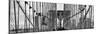 Panoramic View of the Brooklyn Bridge in New York-Philippe Hugonnard-Mounted Photographic Print