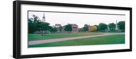 Panoramic View of the Campus of Dartmouth College in Hanover, New Hampshire-null-Framed Premium Photographic Print