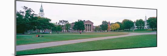 Panoramic View of the Campus of Dartmouth College in Hanover, New Hampshire-null-Mounted Photographic Print