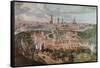 Panoramic View of the City of Ghent at the End of the 16th Century-Lucas De Heere-Framed Stretched Canvas