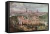 Panoramic View of the City of Ghent at the End of the 16th Century-Lucas De Heere-Framed Stretched Canvas