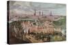 Panoramic View of the City of Ghent at the End of the 16th Century-Lucas De Heere-Stretched Canvas