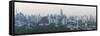 Panoramic View of the City Skyline from the Roofbar of the Sofitel So Hotel on North Sathorn Road-Lee Frost-Framed Stretched Canvas