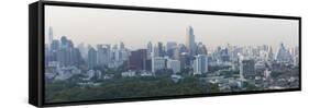 Panoramic View of the City Skyline from the Roofbar of the Sofitel So Hotel on North Sathorn Road-Lee Frost-Framed Stretched Canvas