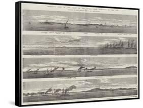 Panoramic View of the Coast of the Crimea, from Eupatoria to the Alma-null-Framed Stretched Canvas