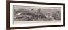 Panoramic View of the Great Battle of the Spanish-American War-null-Framed Premium Giclee Print