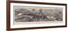 Panoramic View of the Great Battle of the Spanish-American War-null-Framed Premium Giclee Print