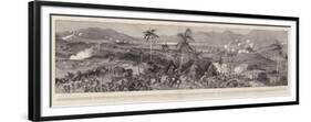 Panoramic View of the Great Battle of the Spanish-American War-null-Framed Premium Giclee Print