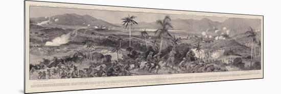 Panoramic View of the Great Battle of the Spanish-American War-null-Mounted Premium Giclee Print