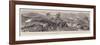 Panoramic View of the Great Battle of the Spanish-American War-null-Framed Giclee Print