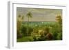 Panoramic View of the Harbour at Nassau in the Bahamas-Albert Bierstadt-Framed Giclee Print