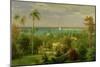 Panoramic View of the Harbour at Nassau in the Bahamas-Albert Bierstadt-Mounted Giclee Print