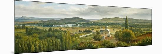 Panoramic View of the Ile-De-France, C. 1830-Théodore Rousseau-Mounted Premium Giclee Print