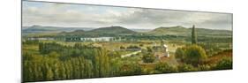 Panoramic View of the Ile-De-France, C. 1830-Théodore Rousseau-Mounted Premium Giclee Print